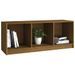 Meuble TV Marron miel 104x33x41 cm Bois de pin massif - Photo n°1