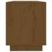 Meuble TV Marron miel 110,5x35x44 cm Bois de pin massif - Photo n°7