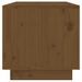 Meuble TV Marron miel 60x35x35 cm Bois de pin massif - Photo n°4