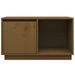 Meuble TV Marron miel 74x35x44 cm Bois de pin massif - Photo n°3