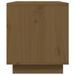 Meuble TV Marron miel 80x35x40,5 cm Bois de pin massif - Photo n°6