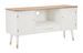 Meuble TV Matera bois blanc et brun design moderne - Photo n°1