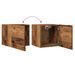 Meuble TV mural 2 pcs vieux bois 30,5x30x30 cm - Photo n°8