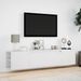 Meuble TV mural avec LED blanc 180x31x39,5 cm - Photo n°4