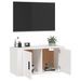 Meuble TV mural Blanc 80x34,5x40 cm - Photo n°5