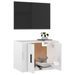 Meuble TV mural Blanc brillant 57x34,5x40 cm - Photo n°5