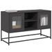 Meuble TV noir 100,5x39x60,5 cm acier - Photo n°1