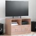 Meuble TV rose 67x39x44 cm acier - Photo n°1