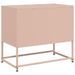 Meuble TV rose 68x39x60,5 cm acier - Photo n°8