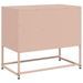 Meuble TV rose 68x39x60,5 cm acier - Photo n°8