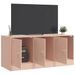 Meuble TV rose 99x39x44 cm acier - Photo n°4