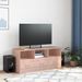 Meuble TV rose 99x39x44 cm acier - Photo n°3