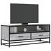 Meuble TV sonoma gris 100x34,5x40 cm bois d'ingénierie et métal - Photo n°1