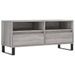 Meuble TV sonoma gris 100x34,5x44,5 cm bois d'ingénierie - Photo n°1