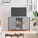 Meuble TV sonoma gris 100x35x65 cm bois d'ingénierie - Photo n°1