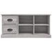 Meuble TV sonoma gris 102x35,5x47,5 cm bois d'ingénierie - Photo n°6