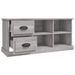 Meuble TV sonoma gris 102x35,5x47,5 cm bois d'ingénierie - Photo n°7