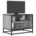 Meuble TV sonoma gris 61x40x46 cm bois d'ingénierie et métal - Photo n°1