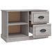 Meuble TV sonoma gris 73x35,5x47,5 cm bois d'ingénierie - Photo n°7