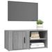 Meuble TV Sonoma gris 80x31,5x36 cm Bois d'ingénierie - Photo n°4