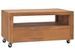 Meuble TV sur roulettes 80x50x42 cm Bois de teck massif - Photo n°1