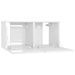 Meuble TV suspendu Blanc brillant 60x30x30 cm - Photo n°6