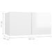 Meuble TV suspendu Blanc brillant 60x30x30 cm - Photo n°8