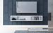 Meuble TV suspendu blanc et gris Kinda 153 cm - Photo n°2