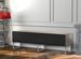 Meuble TV tissu acoustique noir et bois clair pieds métal Bologna 160 cm - Photo n°2