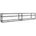Meuble TV Transparent 220x40x40,5 cm Verre trempé - Photo n°1