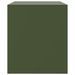 Meuble TV vert olive 67x39x44 cm acier - Photo n°8