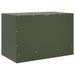 Meuble TV vert olive 67x39x44 cm acier - Photo n°9