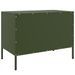 Meuble TV vert olive 68x39x50,5 cm acier - Photo n°8