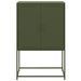 Meuble TV vert olive 68x39x60,5 cm acier - Photo n°6