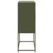 Meuble TV vert olive 68x39x60,5 cm acier - Photo n°7