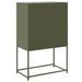 Meuble TV vert olive 68x39x60,5 cm acier - Photo n°8