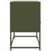 Meuble TV vert olive 68x39x60,5 cm acier - Photo n°7