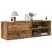 Meuble TV vieux bois 120x34x37 cm bois d'ingénierie - Photo n°1