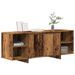 Meuble TV vieux bois 130x35x50 cm bois d'ingénierie - Photo n°1