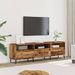 Meuble TV vieux bois 150x30x44,5 cm bois d'ingénierie - Photo n°1
