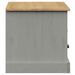 Meuble TV VIGO gris 106x40x40 cm bois massif de pin - Photo n°6