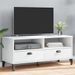 Meuble TV VIKEN blanc bois de pin solide - Photo n°2