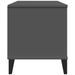 Meuble TV VIKEN gris anthracite bois de pin solide - Photo n°7