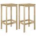 Meubles de bar de jardin 3 pcs Bois de pin imprégné - Photo n°6