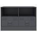 Meubles TV 2 pcs anthracite 67x39x44 cm acier - Photo n°5