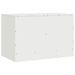 Meubles TV 2 pcs blanc 67x39x44 cm acier - Photo n°9