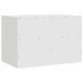 Meubles TV 2 pcs blanc 67x39x44 cm acier - Photo n°9