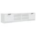 Meubles TV 2 pcs Blanc 80x35x36,5 cm Bois d'ingénierie - Photo n°1