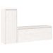 Meubles TV 2 pcs Blanc Bois massif de pin - Photo n°2