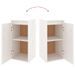 Meubles TV 2 pcs Blanc Bois massif de pin - Photo n°10